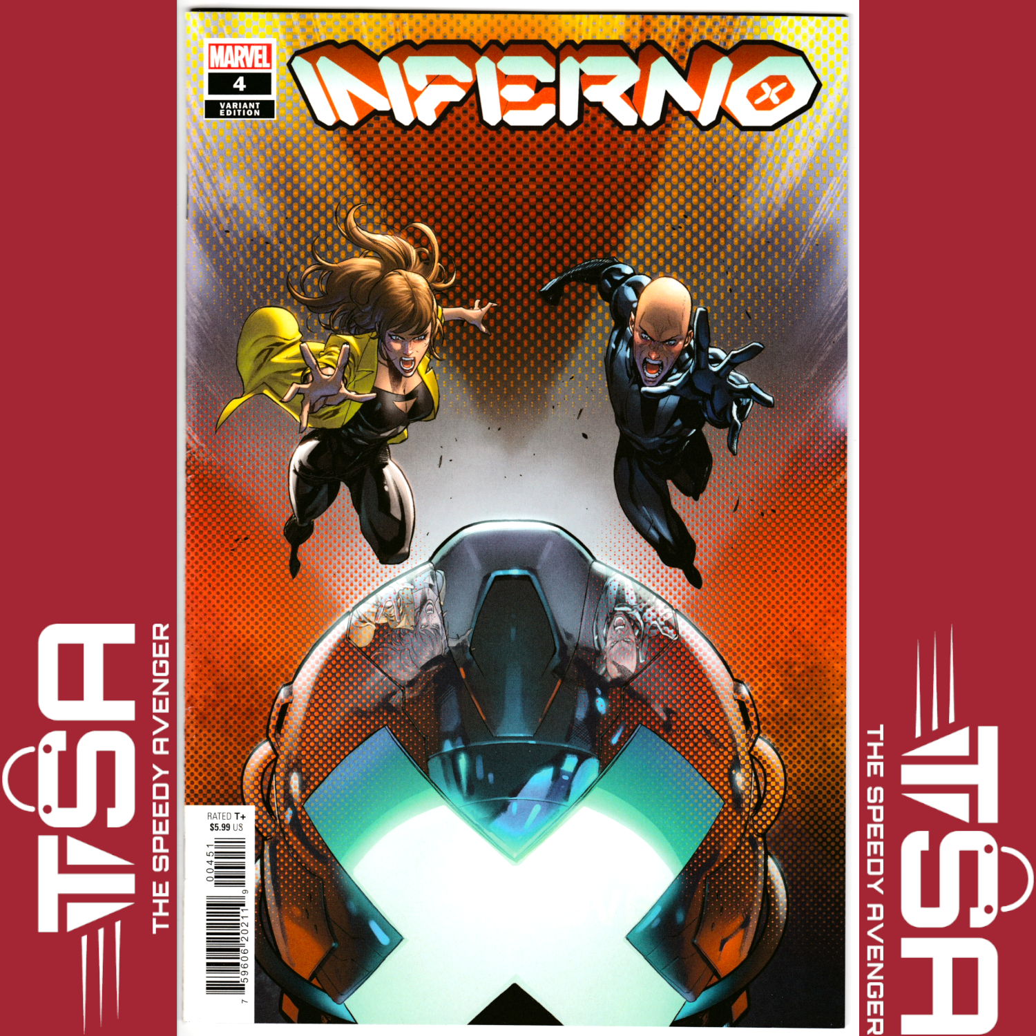 INFERNO #4 (Vol 2) 2022 Iban Coello 1:25 Incentive Ratio Variant X-Men Marvel
