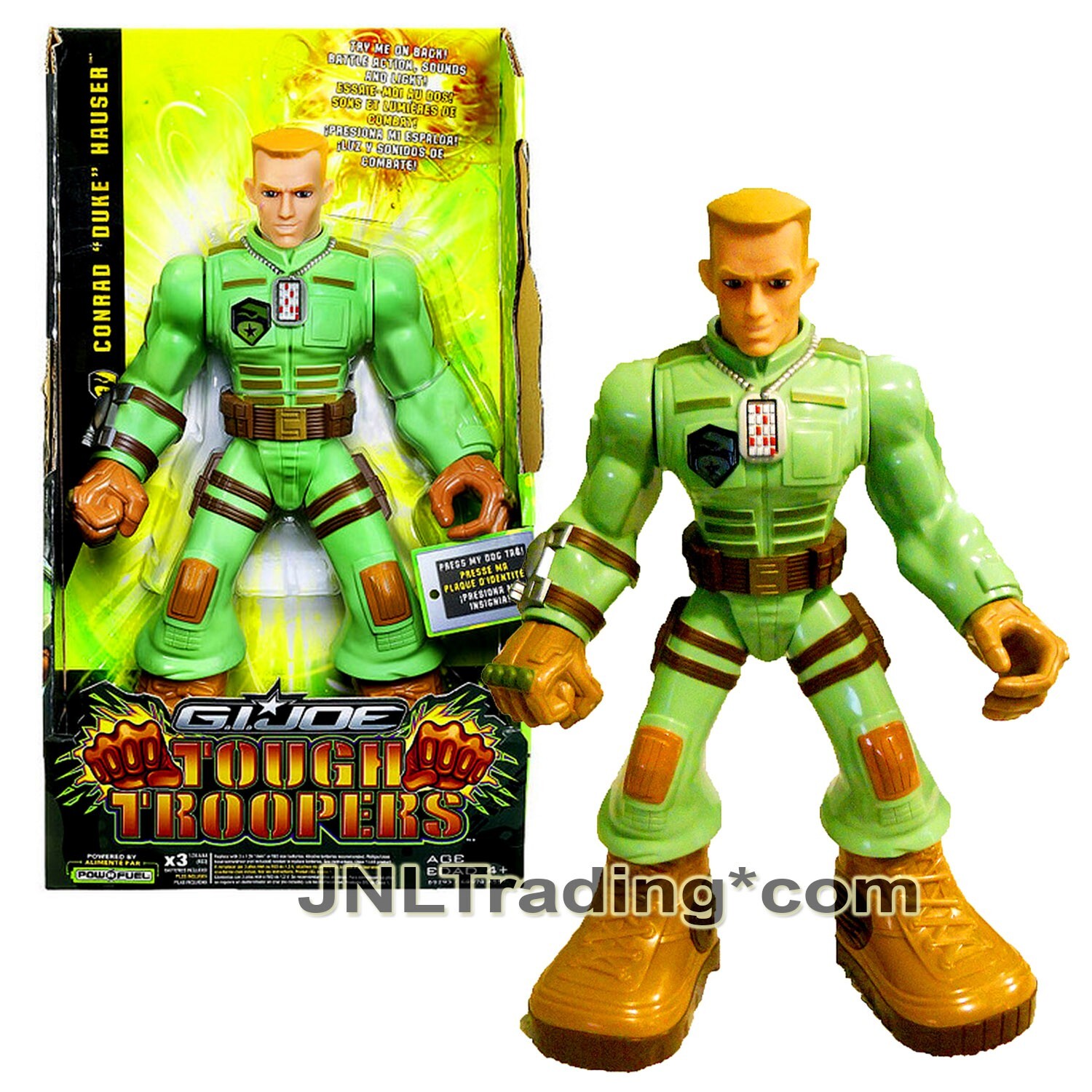 Year 2009 GI JOE Tough Troopers 11 Inch Electronic Figure