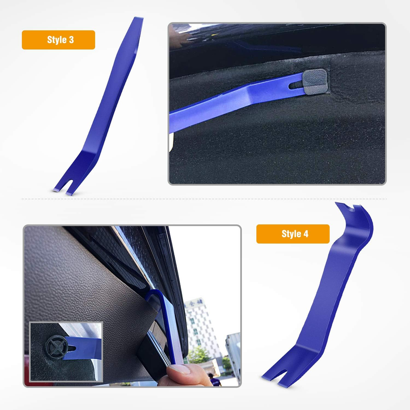 5PCS Auto Trim Removal Tool Kit No-Scratch Pry Tool Kit for Car Door Clip Panel