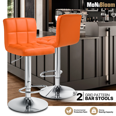 Orange bar stools set of 2 new arrivals