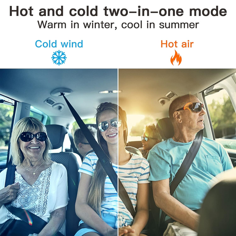 ROYADVE 150W Car Heater That Plugs into Cigarette Lighter, Car Heater 12V Portab