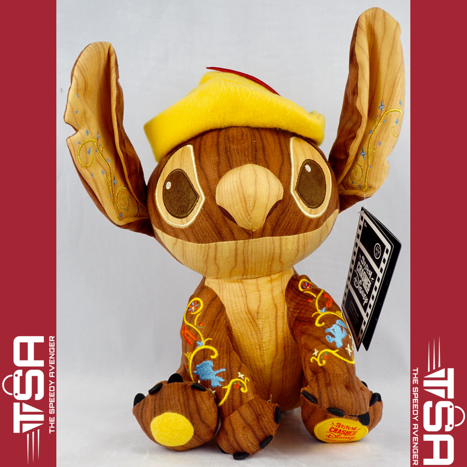 IN HAND! Stitch Crashes Disney Plush — Pinocchio (Series 5/12) LIMITED RELEASE