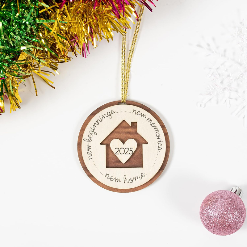 Housewarming Gifts for New Home, Wooden Christmas Decor, New Home Gift Ideas - H