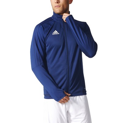 

Мужская тренировочная куртка Adidas Trio 17 темно-синяя/темно-серая/белая, Dark blue/dark grey/white