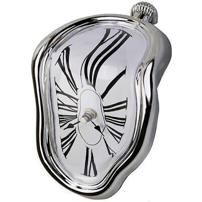 Salvador Dali Inspired Melting Wall Clock -Persistence Of Memory for Home Office