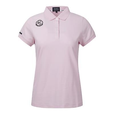 Genuine PEARLY GATES GOLF Womens Lettering Collar T-Shirt Pink