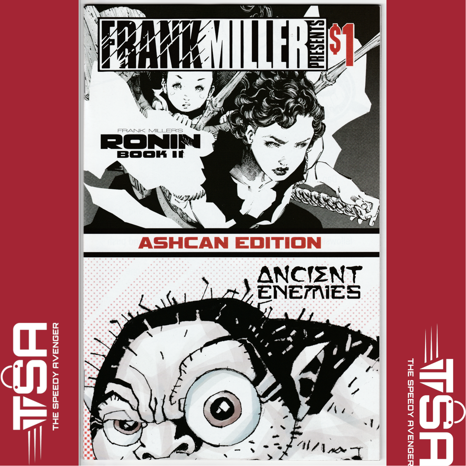 FRANK MILER PRESENTS ASHCAN EDITION #0 2022 RONIN BOOK II ANCIENT ENEMIES RARE!