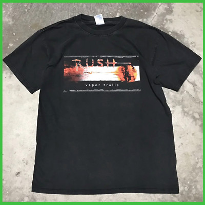 Vintage 2002 Rush Vapor Trails Tour T Shirt