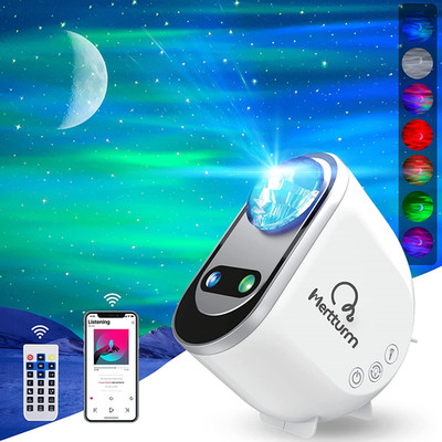 Sternenhimmel Projektor Smart Sternenprojektor Lampe 3D Galaxy mit Sprachsteueru