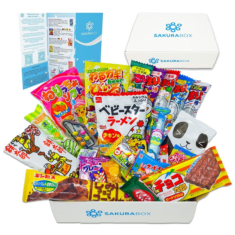 Japanese Snacks & Candy 30 Piece Dagashi Set Food Gift (box)