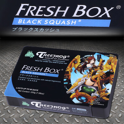 [Аромат черной тыквы ] Освежитель воздуха Treefrog Fresh Box Anime Edition для авто, 200 г