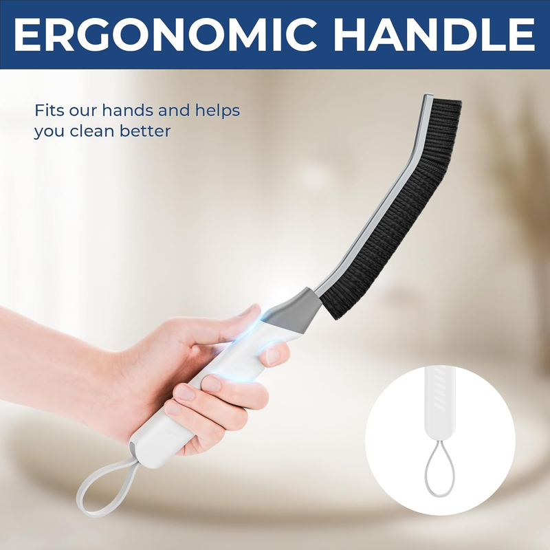 Crevice Cleaning Brushes, Scrub Brush Tool for Hard to Reach Tight Spaces, Home