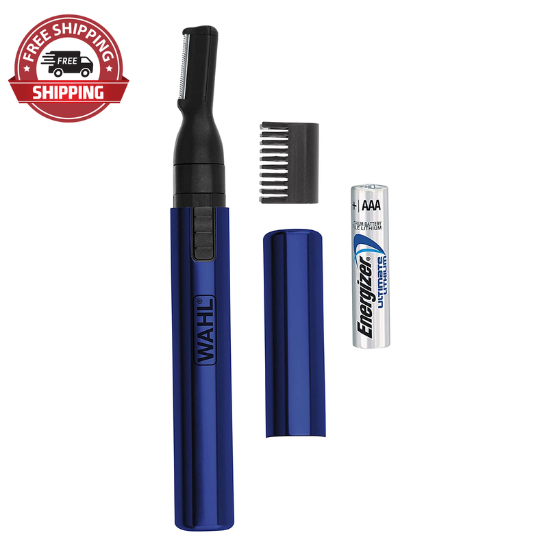 Wahl Lithium Pen Detail Trimmer with Interchangeable Heads for Nose, Ear, Neckli