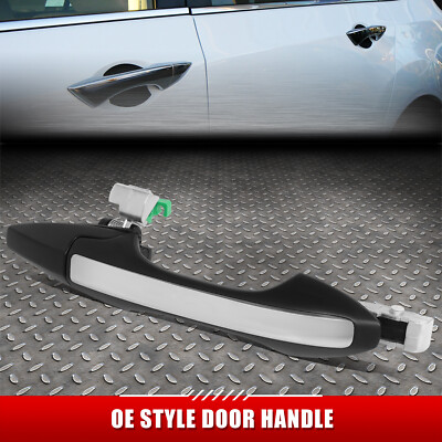 Для 04-08 Acura TSX Наружная ручка задней правой двери с черной/хромированной грунтовкой