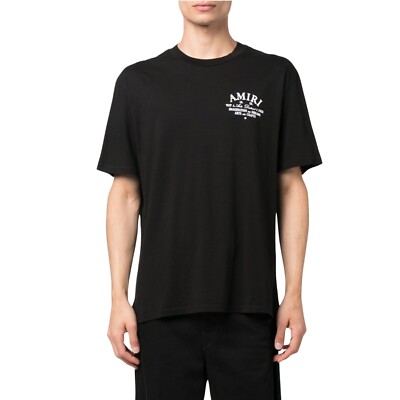 Pre-owned Amiri Arts District Tee Mens Style : Pxmjt001 In Black