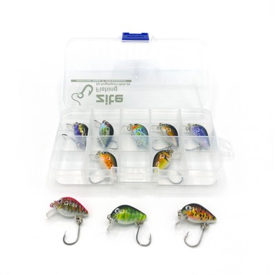 WOBBLER Set 5 Kunstköder angeln Jerkbait Lure Gummifische Spinner Spinnerset Jig