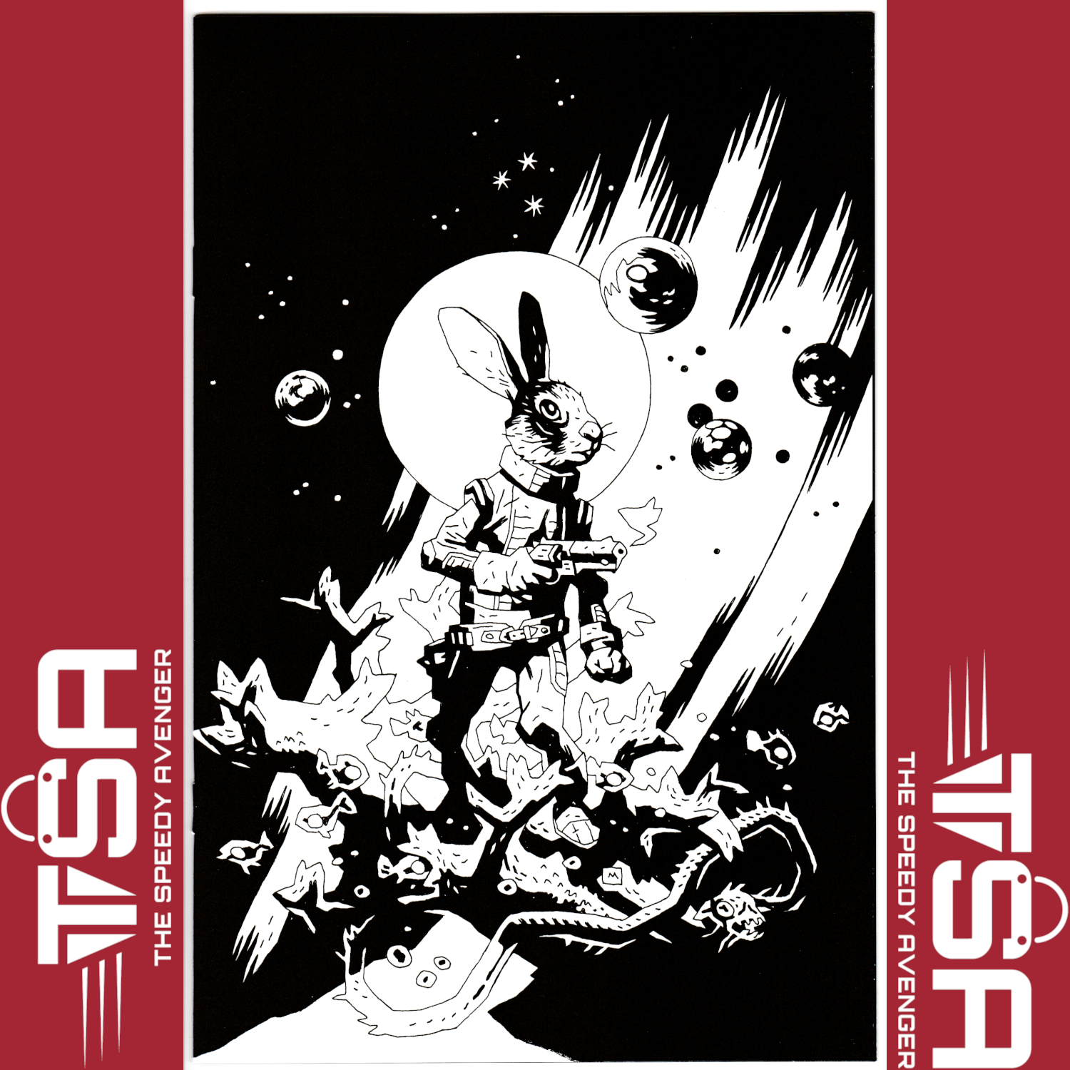 STAR WARS HYPERSPACE STORIES ANNUAL JAXXON 2023 Mike Mignola SDCC B&W Variant