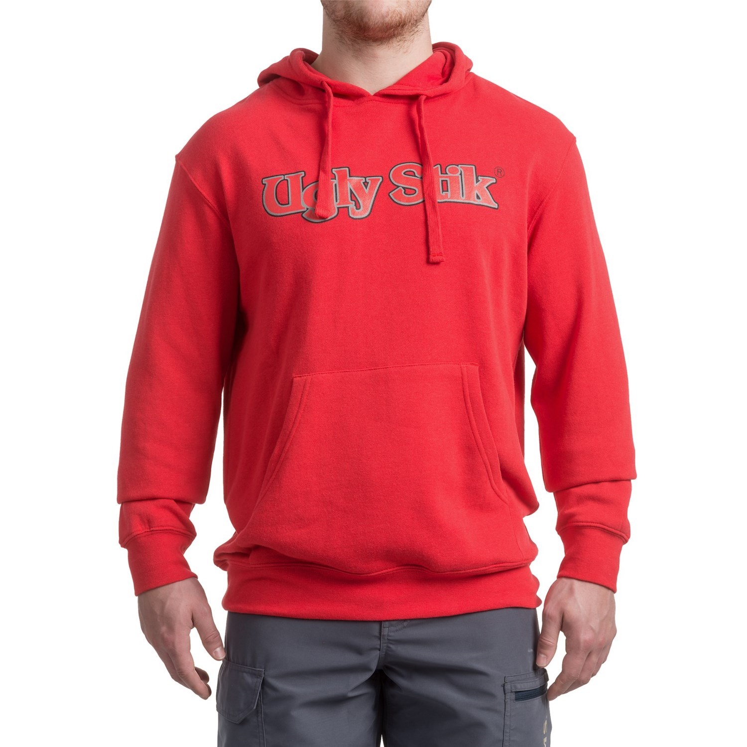 Shakespeare Ugly Stik Stick Logo Fishing Hoodie Толстовка с капюшоном - Цвет Красный