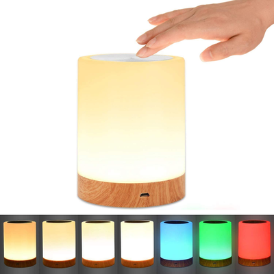 UNIFUN Table Lamp Touch Sensor Bedside Lamps Dimmable Warm White