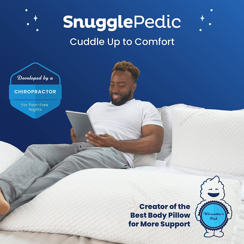 Snuggle-Pedic Ultra-Luxury Bamboo Shredded Memory Foam Pillow Combination