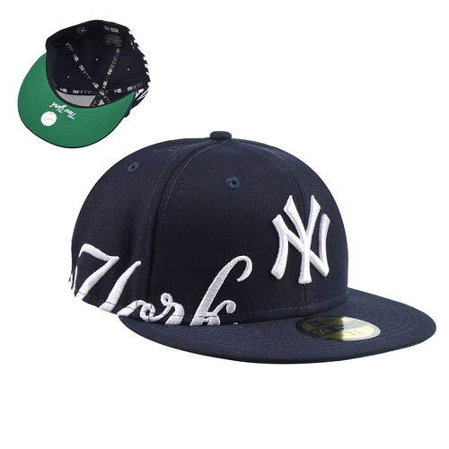 

Темно-синяя мужская приталенная шляпа New Era New York Yankees с боковым разрезом 59Fifty, Navy