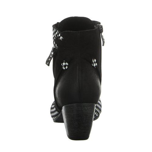 SIMEN SIMEN DAMEN STIEFELETTEN 3991A SCHWARZ WEISS SCHWARZ 1212791
