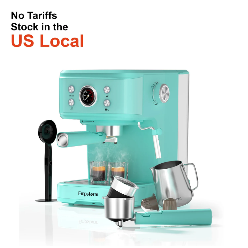 04E Espresso Machine Professional Electric Semi Automatic 20 bar Capsules Cappuc