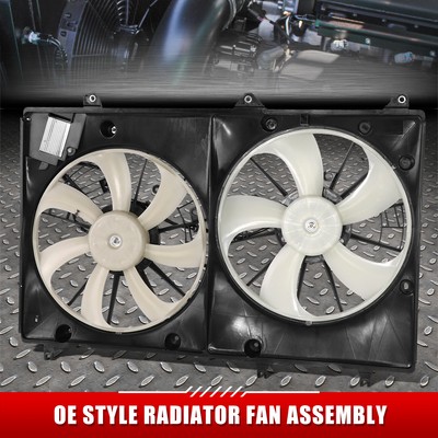 Для 09-13 Toyota Highlander 2.7L Двигатель OE Style Вентилятор охлаждения радиатора в сборе