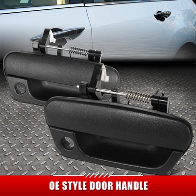 [2ШТ] ДЛЯ 13-15 CHEVY SPARK ЧЕРНАЯ ТЕКСТУРИРОВАННАЯ РУЧКА ПЕРЕДНЕЙ ЛЕВОЙ ПРАВОЙ ДВЕРИ БЕЗ РУЧКИ