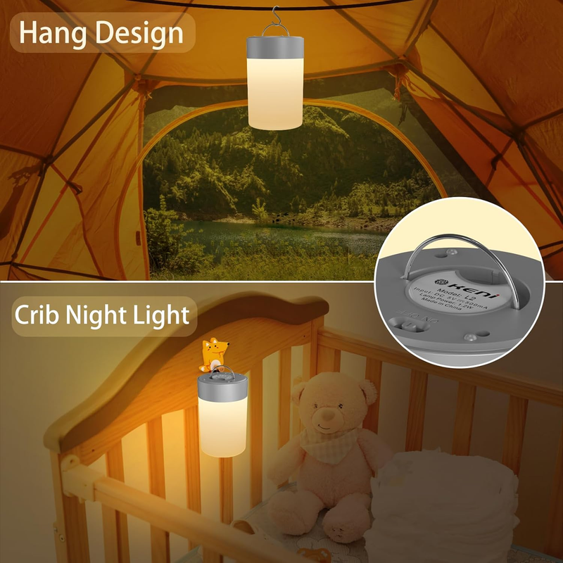 Nursery Night Light for Babies, LED Bedside Touch Sensor Lamp for Kids Breastfee