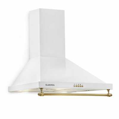 Cooker Hood 60 cm Kitchen Chimney Wall Mounted 610 m³/ h LED Light 165 W White