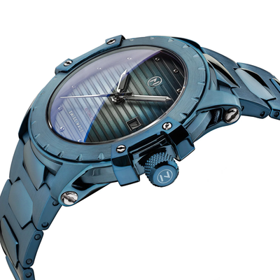 NOVE NOVE MODENA AUTOMATIC BLUE WATCH - BRAND