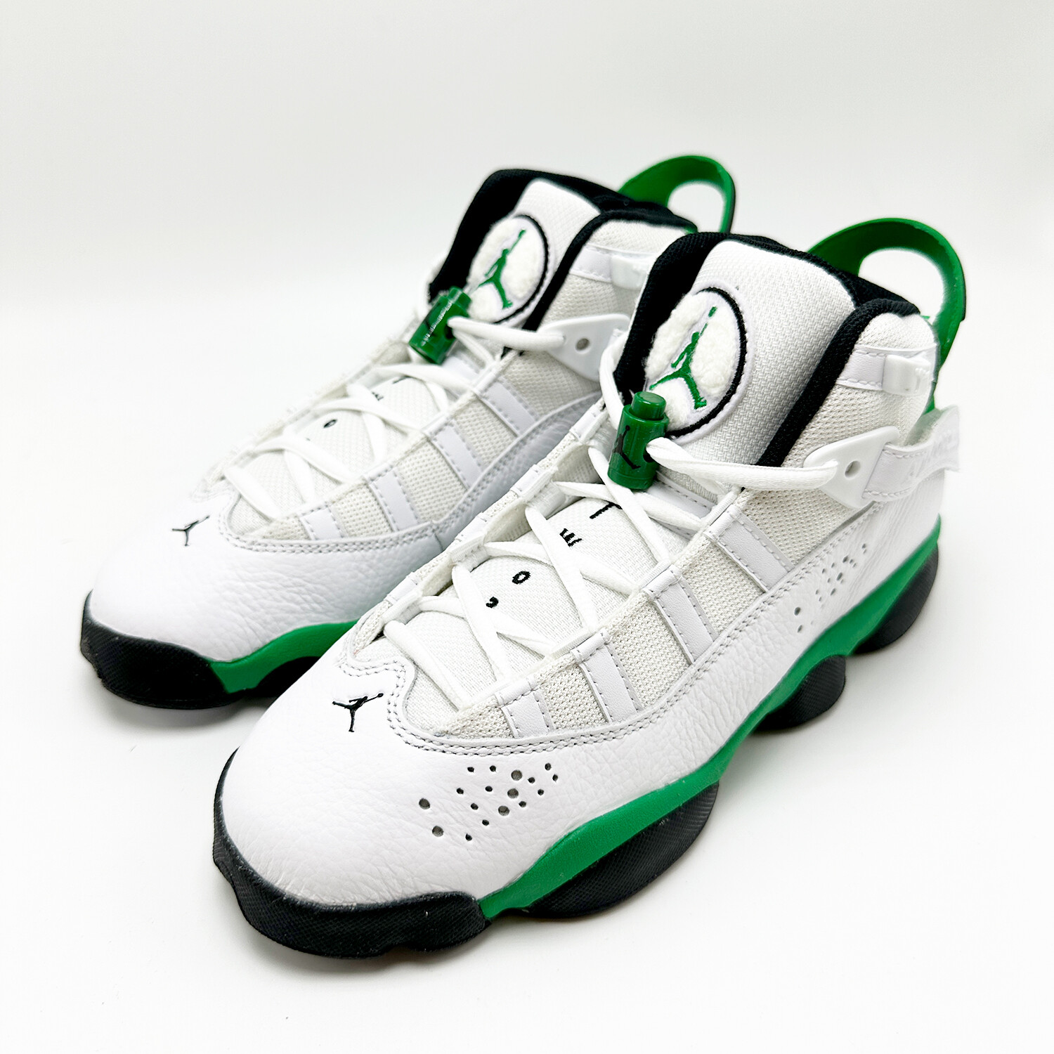 NEW* Youth NIKE AIR Jordan 6 Rings J (GS) WHITE (323419 131