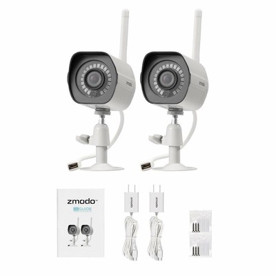 Zmodo 720p HD Outdoor Home Wifi Security Surveillance Video Cameras System