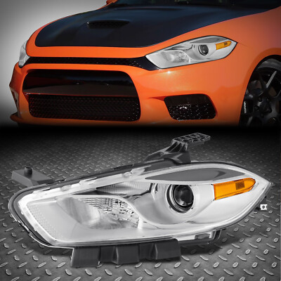 Для 13-16 Dodge Dart OE Style Левая фара проектора со стороны водителя Хромированная