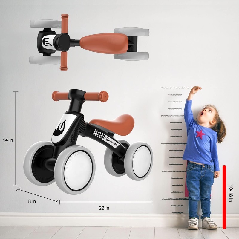Baby Balance Bike: 1 Year Old Boy Gifts - Toddler Bike, No Pedal- 10-36 Months