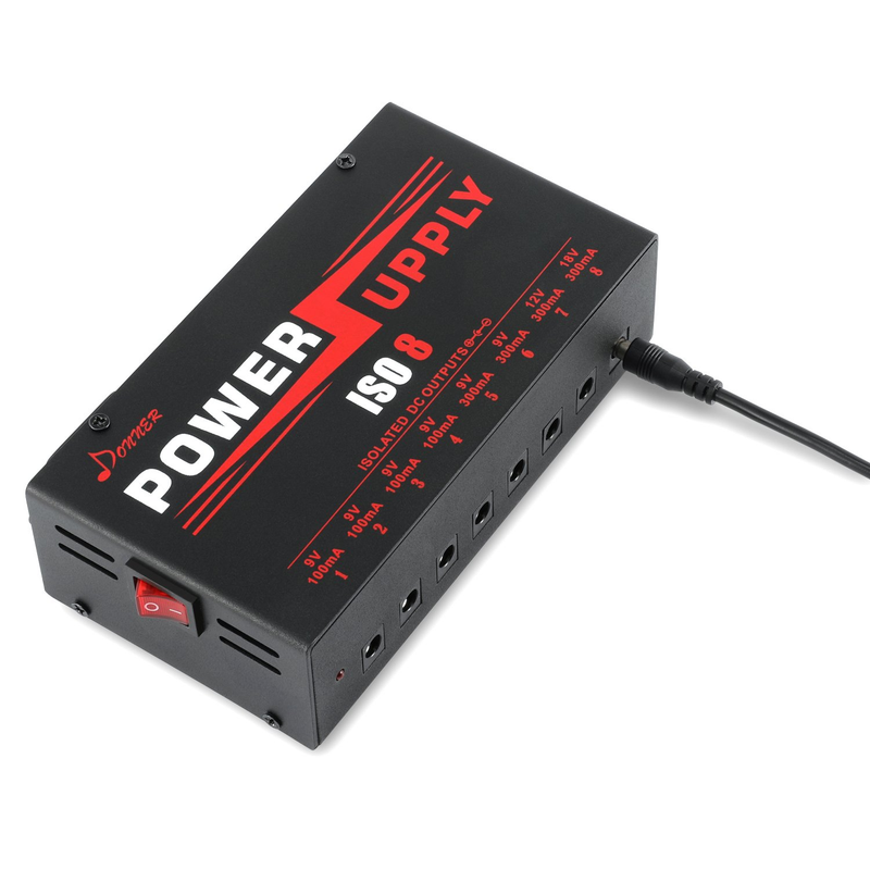 Pedal Power DC Cable for Guitar 60 Cm Effect Power Supply Cord, Male to Male