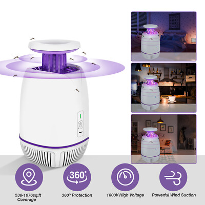 Electric UV Mosquito Killer Lamp Fly Bug Insect Zapper Trap For Outdoor/Indoor