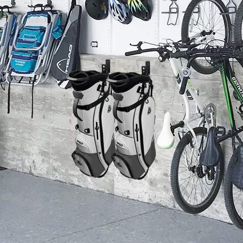 Golf Bag Storage Rack - Wall Mount Garage Organizer for Golf Bag, Hang Golf Bag