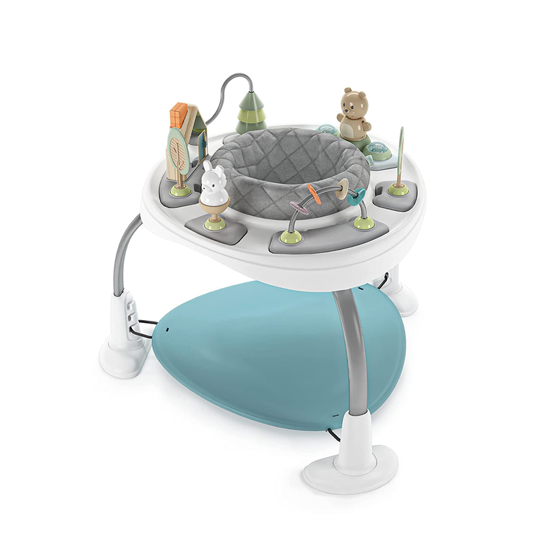 Spring & Sprout 2-In-1 Baby Activity Center Jumper and Table