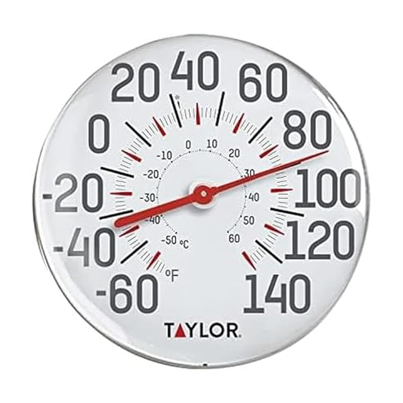 Taylor 12 Inch In/Out round Dial Thermometer