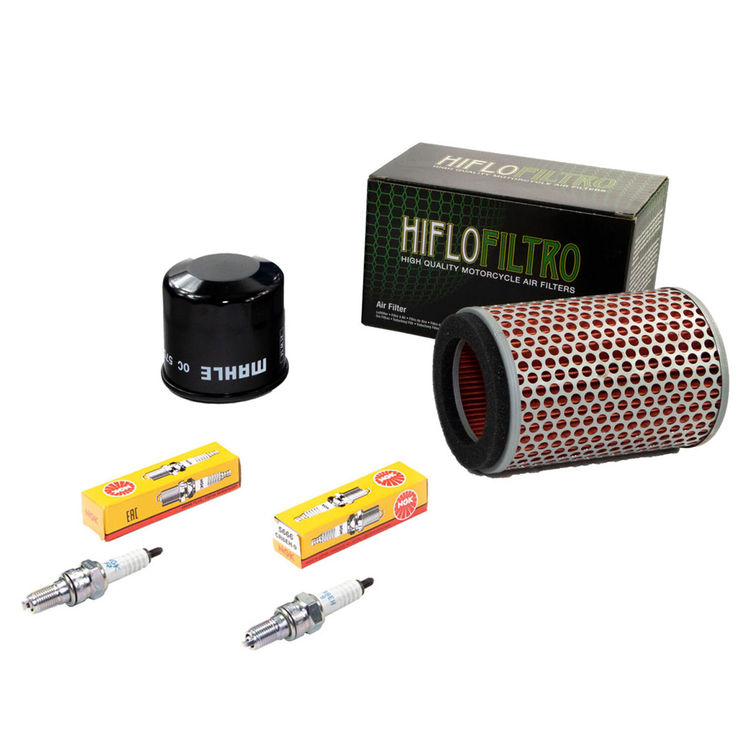 Paket Wartung für Honda CB 500 PC32 CB500 1996-03 Luftfilter Ölfilter Zündkerzen