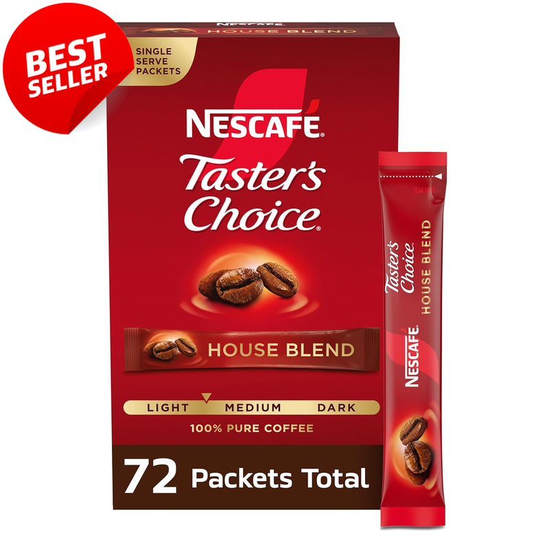 Nescafé Instant Coffee Packets House Blend 72ct - US