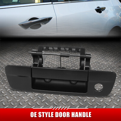 ДЛЯ 09-21 DODGE RAM 1500-3500 ЧЕРНАЯ ЗАГРУНТОВАННАЯ РУЧКА ЗАДНЕЙ ДВЕРИ БАГАЖНИКА с ЗАМОЧНОЙ СКВАЖИНОЙ