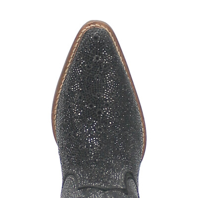 Pre-owned Dingo Womens Silver Dollar Black Leather Fashion Boots