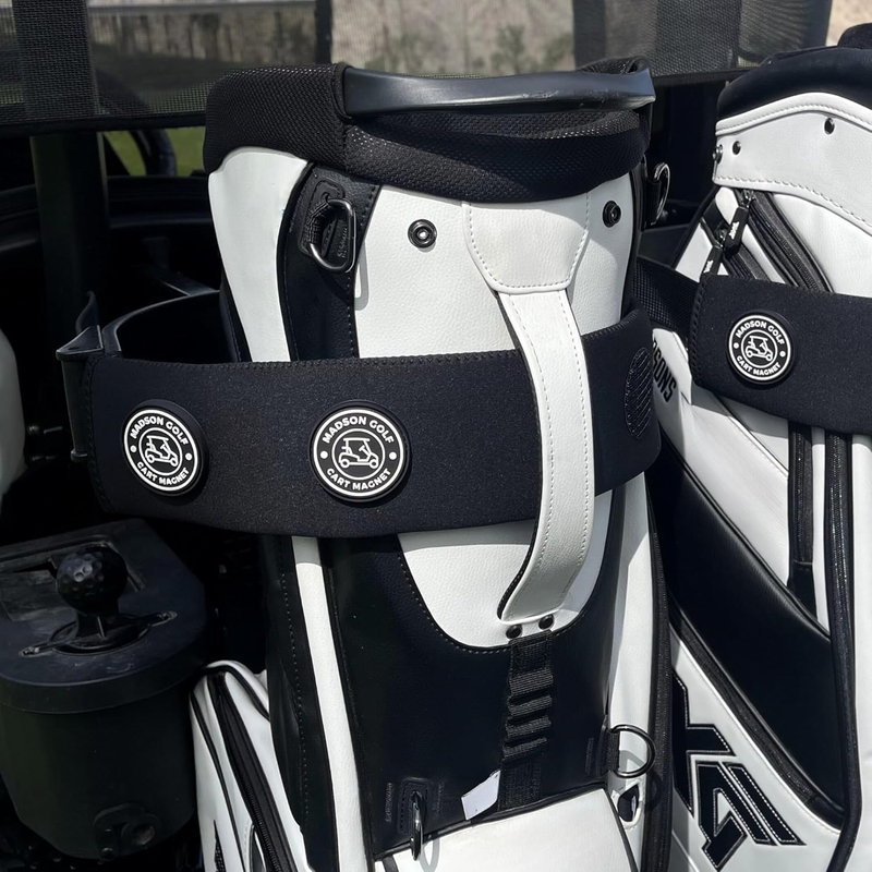Magnetic Golf Cart Sleeve Utility Strap - Securely Attach Your