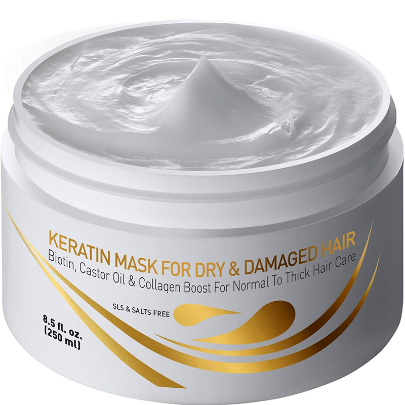 Tratamiento De Keratina En Crema - Alisado Con Queratina Para El Cabello Dañado