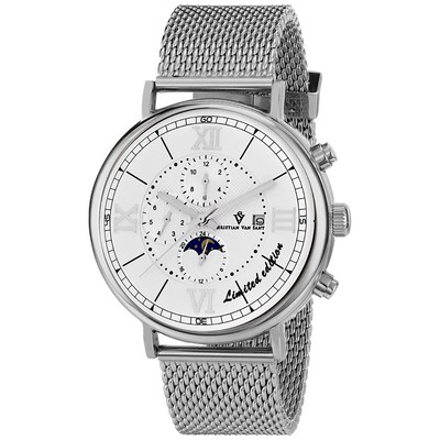 Pre-owned Christian Van Sant Men's Somptueuse White Dial Watch - Cv1150