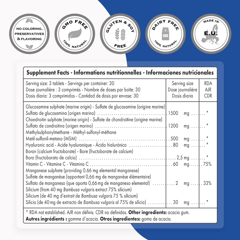 Supersmart Joint Support Formula - with Glucosamine, Chondroitin, Hyaluronic Aci