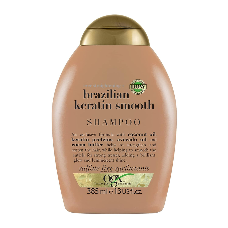 Ever Straightening + Brazilian Keratin Therapy Shampoo for Lustrous Shiny Hair P
